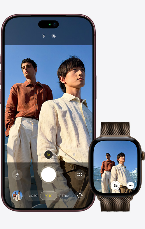 La misma llamada puede contestarse en el iPhone 16 y el Apple Watch