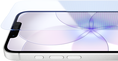 iPhone 17e, front exterior with Ceramic Shield 2, side exterior, white color, buttons: Action, volume