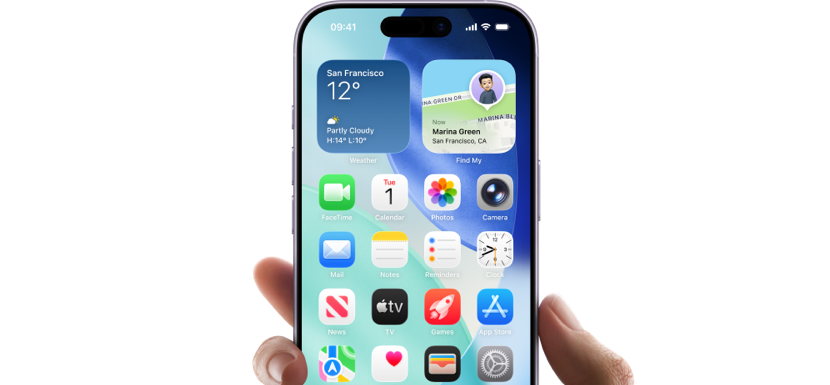 The simple, user-friendly interface of an iPhone.