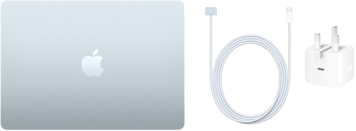 13-inch MacBook Air, USB-C to MagSafe 3 Cable and 40W USB-C Dynamic Power Adapter