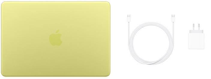13-inch MacBook Neo, USB-C Charge Cable and 20W USB-C Power Adapter
