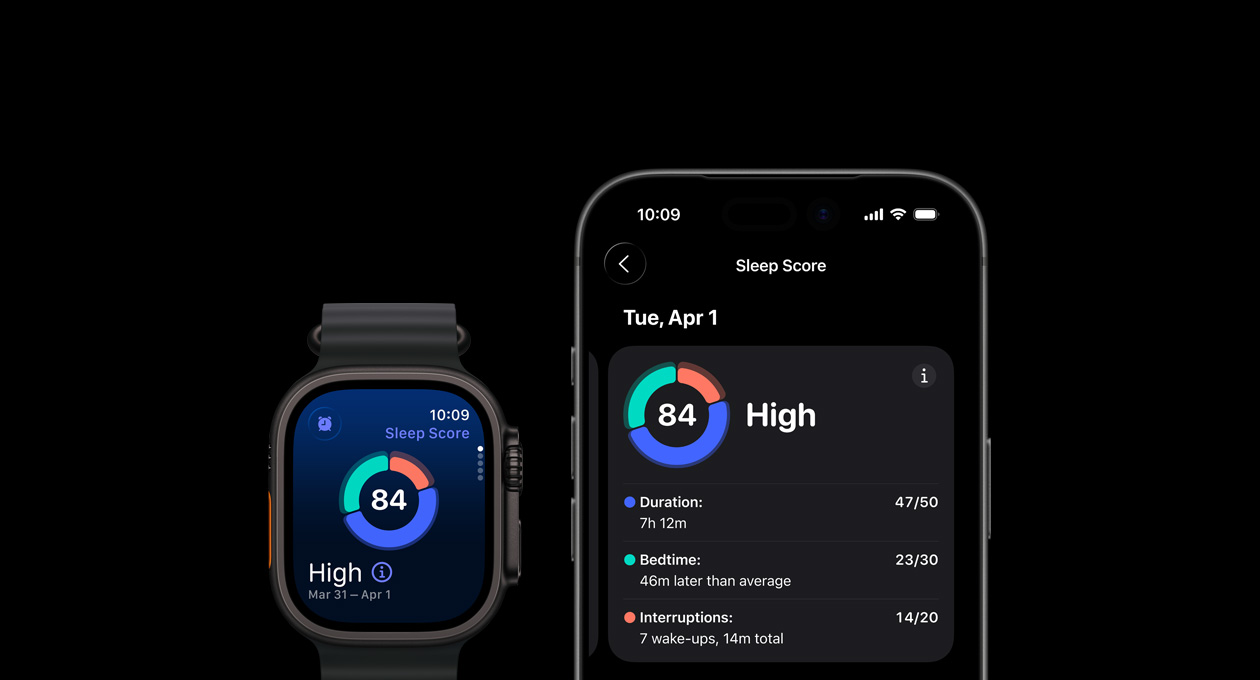 Uneskoori ringgraafik ja hinnang Apple Watch Ultra 3-s, põhjalik analüüs avatud ühendatud iPhone’is