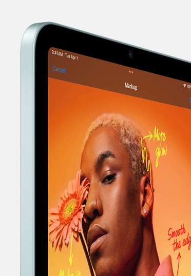 An iPhone displaying vibrant content.