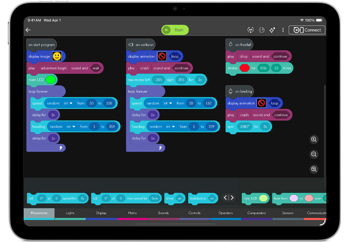 แอป Sphero Edu