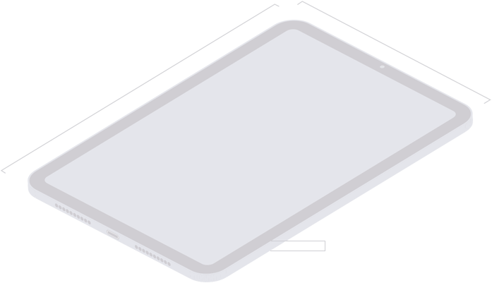 iPad mini mõõtmed